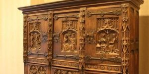 Carved Wooden Cabinet