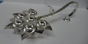 Silver Pooja Diya