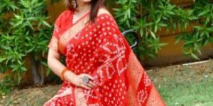 PURE BANDHEJ SILK SAREE