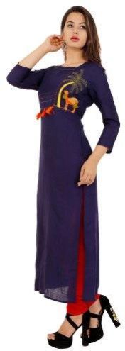 Straight Rayon Kurtis