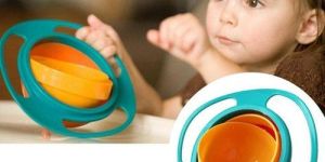 Portable Gyro Rotate Bowl