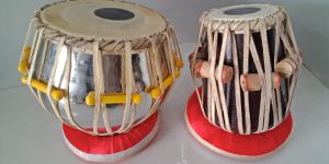 Brass Bayan And Sheeras Wood Tabla Set