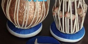 Copper & Sheesham Wood Tabla