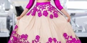Net Embroidered Lehenga Choli