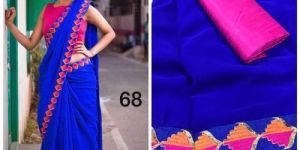 Tread Work Georgette Saree