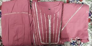 Cotton Kurti with Sharara and Dupatta
