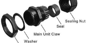 Waterproof Plastic IP68 Nylon Adjustable Cable Gland