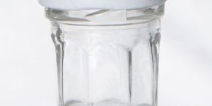 Hexagonal Glass Jar