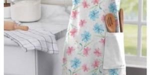 Floral Print Apron