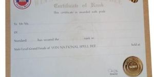 Participation Paper Certificate