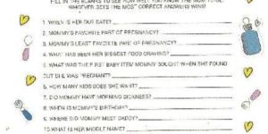 Hippity Hop Who Known Mummy Baby Shower Card Game Set