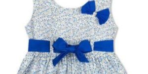 Girls Printed Cotton Frock
