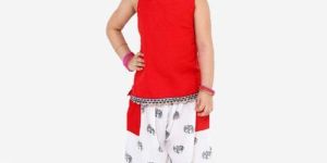 Girls Strappy Top with Palazzo Set