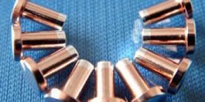 Tri-Metal Electrical Contact Rivet