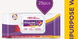 Viroprotek Wipe All Multipurpose Germ Protection Wipes