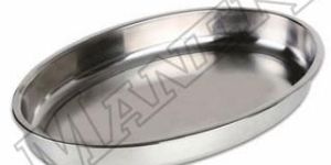 Stainless Steel Deep Oval Tray
