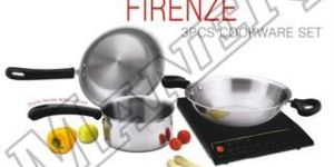 Stainless Steel Round Dish with Lid