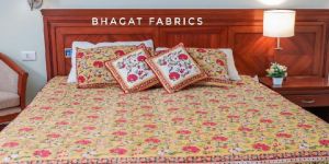 Yellow Gulmohar Bedsheet Set