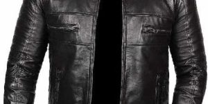 Mens Black Leather Jacket