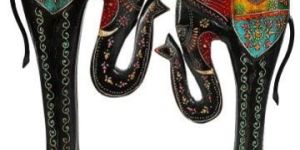 Wooden Elephant Showpiece