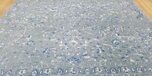 Hand Knotted Wool silk6