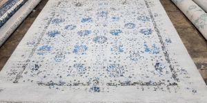 Hand Knotted Wool silk10