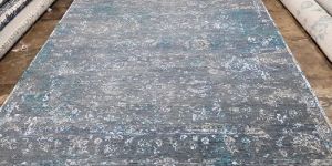 Hand Knotted Wool Silk 12