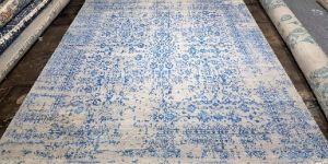 Hand Knotted Wool Silk 13