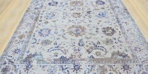 Hand Knotted Wool Silk