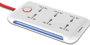 Goldmedal Curve Plus Plastic 6 Way i-Strip LED Spike Guard Adaptors (White & Red)