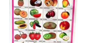 Fruits Name Teaching Chart