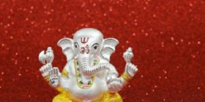 Silver Ganeshji Statue