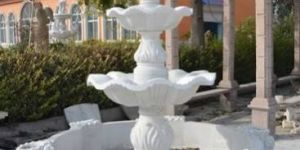 White Marble Fountain