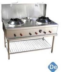 TWO CHINESE BURNER GAS STOVE