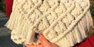 Macrame Clutch Purse
