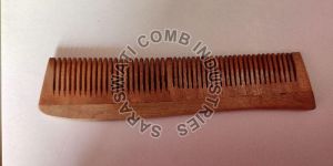 Rose Wood Hair Comb