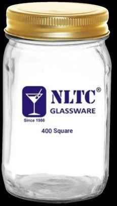 Square Glass Jar
