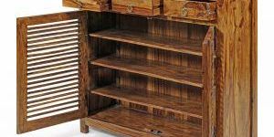 Wooden Shoe Cabinet
