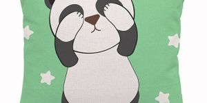 Panda Printed Cushion