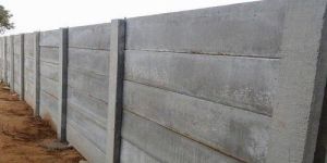 Grey RCC Compound Wall
