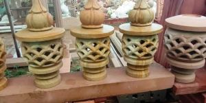 Sandstone Lamp Post