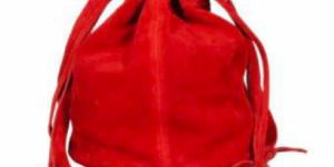 Ladies Buff Suede Leather Potli Bags