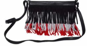 Ladies Cow Suede Leather Sling Bags