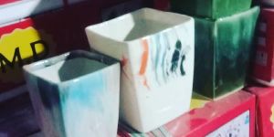 Square 2Piece set, 3legs pot, tubs.