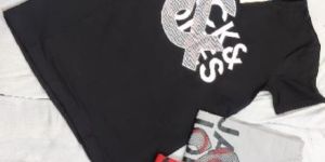 Branded Lycra printed T-shirt for men