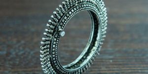 Silver Antique Bangle