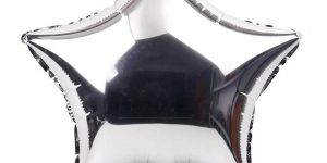 HIPPITY HOP SILVER 18 INCH STAR FOIL BALLOON