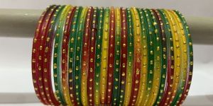 Multicolor Glass Bangles