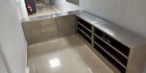 Stainless Steel Shoes Rack & Locker