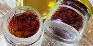 Glass Saffron Jar